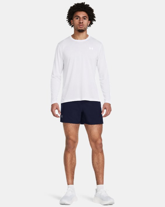 Men's UA Launch 5" Shorts in Blue image number 2
